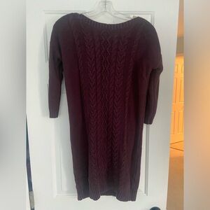 Old Navy Maroon Knit Dress